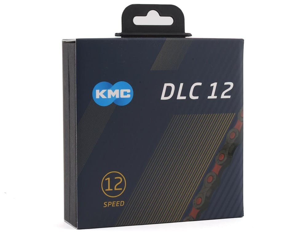 KMC DLC 12 Chain (Black/Red) (12 Speed) (126 Links)